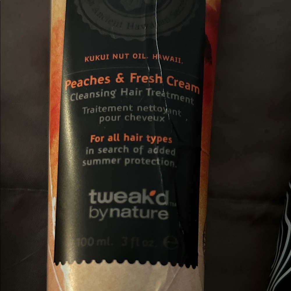 Tweak'd by Nature Shampoo Hair Treatment 3 Tubes: Above the Clouds, Peach, Choco - Picture 7 of 16